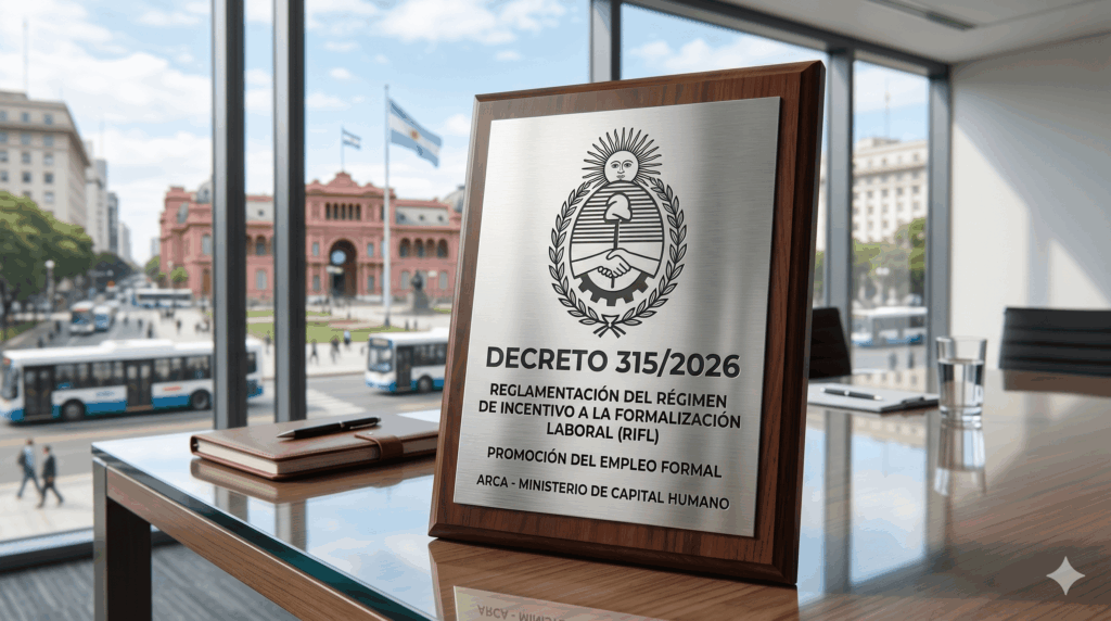 Reglamentación del Régimen de Incentivo a la Formalización Laboral