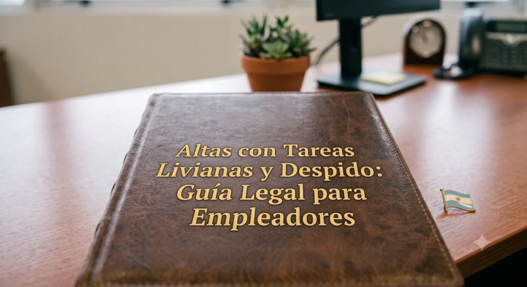 Altas con Tareas Livianas y Despido: Guía Legal para Empleadores